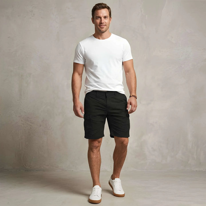 Herren shorts mit Knopf