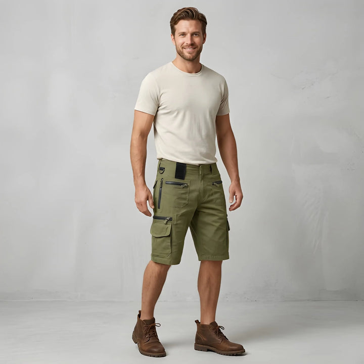 Herren Kurze Cargo Shorts mit Stretch